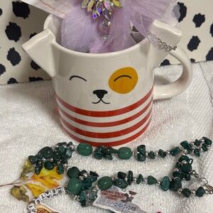 ✨ Cute Gift Bundle – Dog Mug + Purple Pen + Shoe Charms + Jewelry ✨